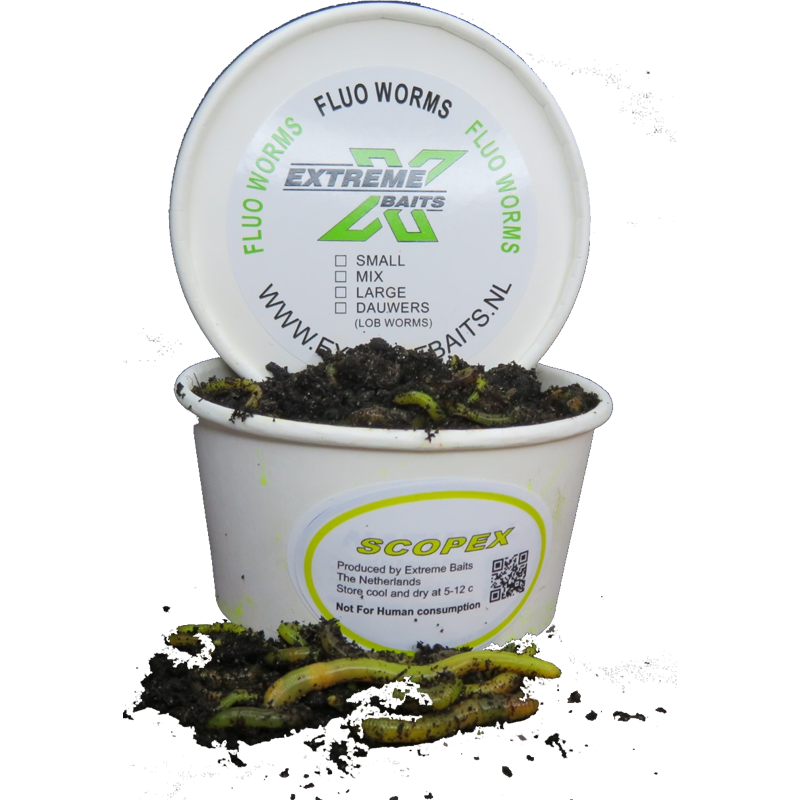 Fluo Worms Mix Scopex Fluo Worms Mix Scopex
